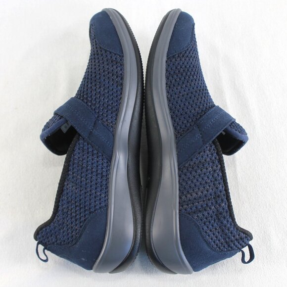 Orthofeet Quincy Shoes Womens Size 8.5 Blue Stretch Mesh Comfort Slip On 823 - Picture 7 of 10
